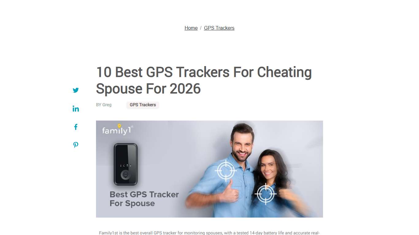 10 Best GPS Trackers For Cheating Spouse For 2026 | Family1st