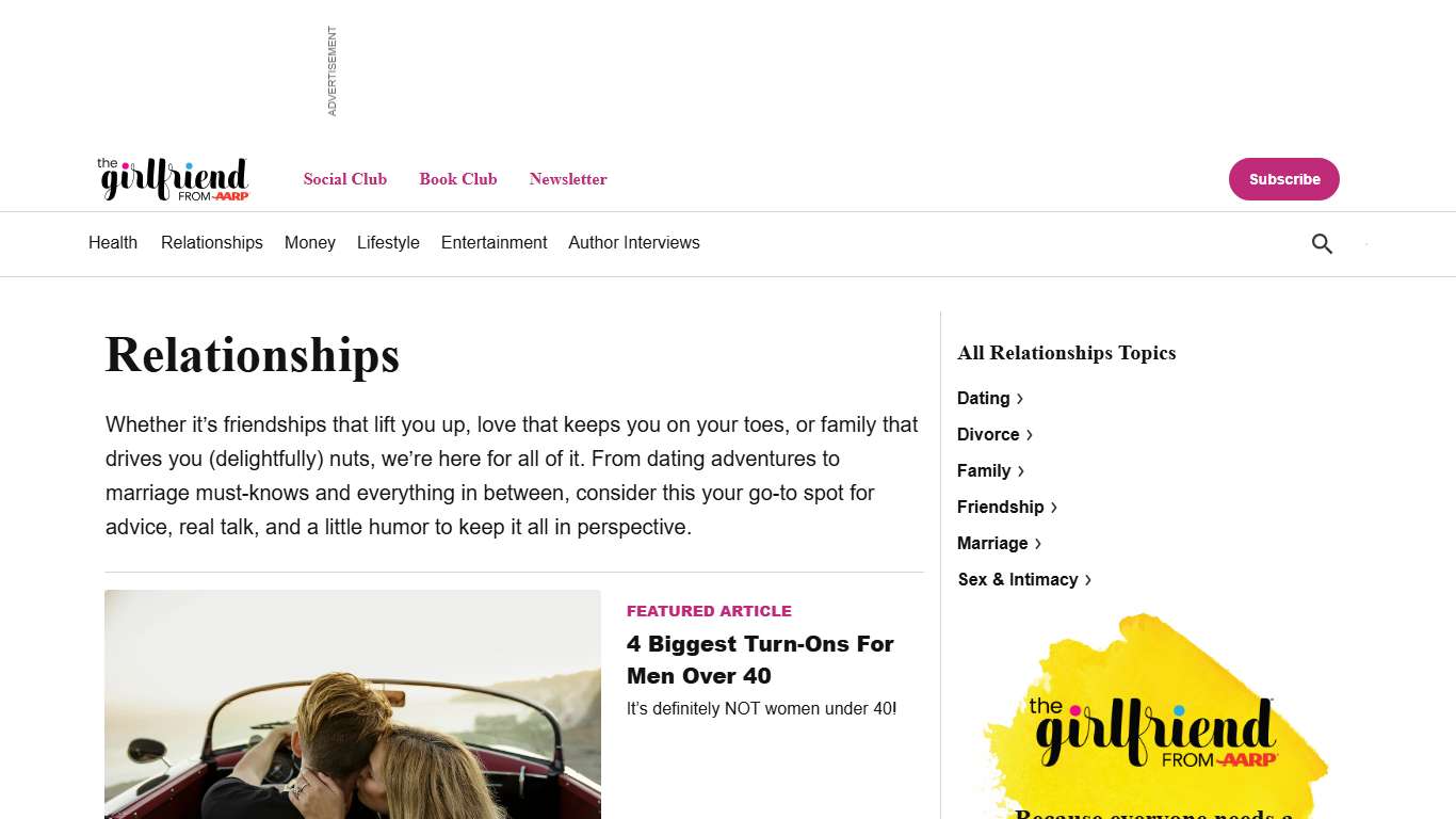 Marriage, Friendships, Dating Stories and Advice