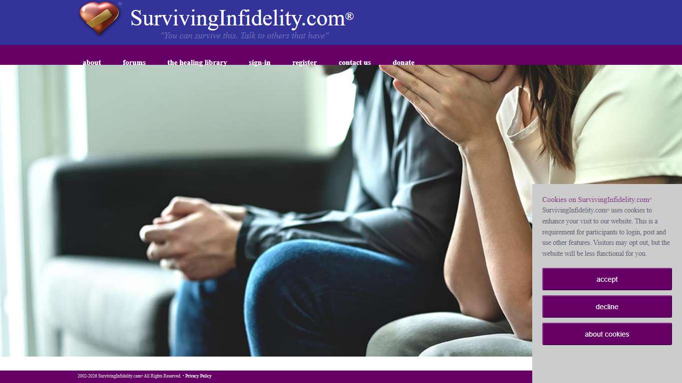 SurvivingInfidelity.com Home